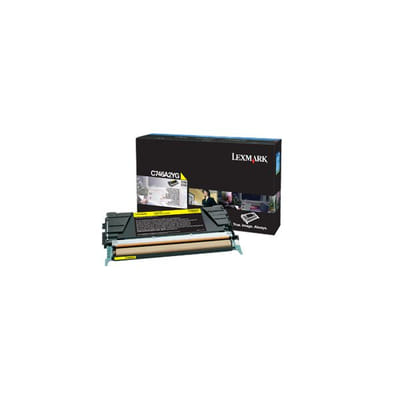 Lexmark C746A2YG Original Yellow Toner Cartridge