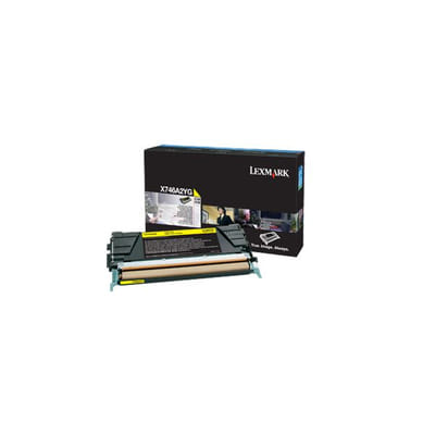 Lexmark X746A2YG Original Yellow Toner Cartridge