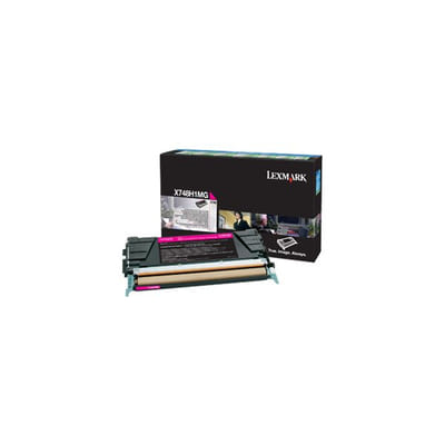 Lexmark X748H1MG خرطوشة تونر أصلية ماجنتا