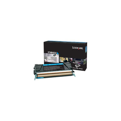 Lexmark X748H2CG Original Cyan Toner Cartridge