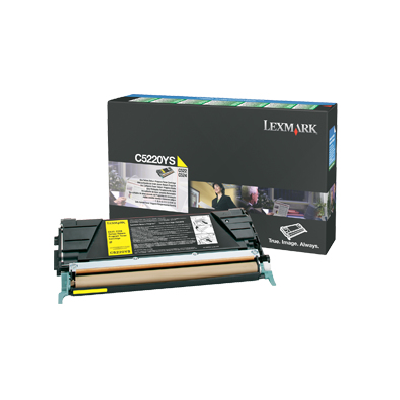 Lexmark C5220YS Cartouche de tonerOriginal Jaune Lexmark C5220YS Cartouche de tonerOriginal Jaune