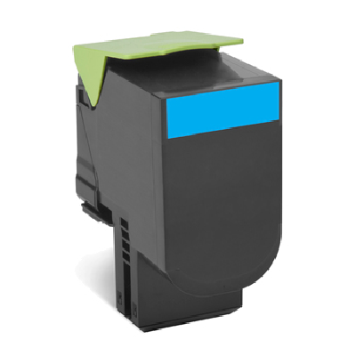 Lexmark 80C8XC0 Cartouche de tonerOriginal Cyan