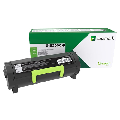 Lexmark 51B2000 Cartouche de toner Original Noir Lexmark 51B2000 Cartouche de toner Original Noir