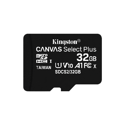 Kingston Technology Canvas Select Plus mémoire flash 32 Go MicroSDHC UHS-I Classe 10