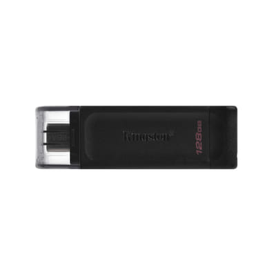 Kingston Technology DataTraveler 70 محرك فلاش USB 128 جيجابايت 3.2 جين 1 (3.1 جين 1) أسود