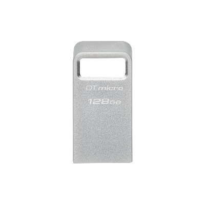 Kingston Technology DataTraveler 128 Go Micro 200 Mo/s Metal USB 3.2 Gen 1