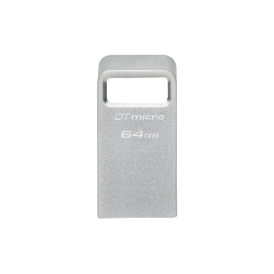 Kingston Technology DataTraveler 64 Go Micro 200 Mo/s Metal USB 3.2 Gen 1