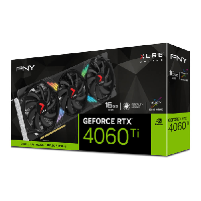 PNY VCG4060T16TFXXPB1 carte graphique NVIDIA GeForce RTX 4060 Ti 16 Go GDDR6 PNY VCG4060T16TFXXPB1 carte graphique NVIDIA GeForce RTX 4060 Ti 16 Go GDDR6