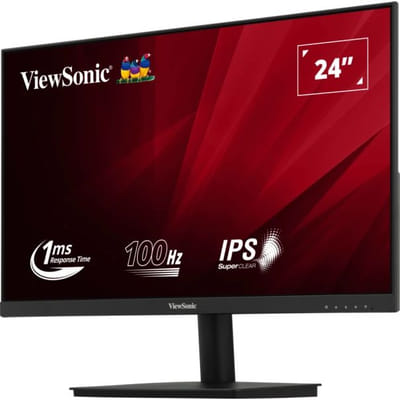Viewsonic VA240-H شاشة مسطحة للكمبيوتر 61 سم (24") 1920 x 1080 بكسل Full HD LED أسود