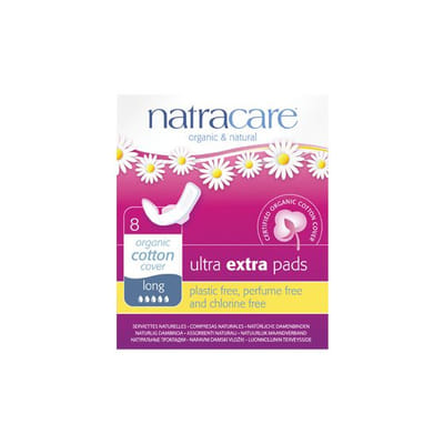 Natracare 771476 produit d'hygiène féminine Serviette hygiénique 8 pièce(s)