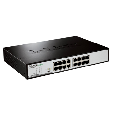 D-Link DGS-1016D commutateur réseau Non-géré Gigabit Ethernet (10/100/1000) 1U Noir, Argent D-Link DGS-1016D commutateur réseau Non-géré Gigabit Ethernet (10/100/1000) 1U Noir, Argent