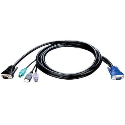 D-Link KVM-401 câble kvm Noir 1,8 m
