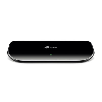 TP-LINK TL-SG1008D مفتاح شبكة غير مُدار جيجابت إيثرنت (10/100/1000) أسود (TL-SG1008D)