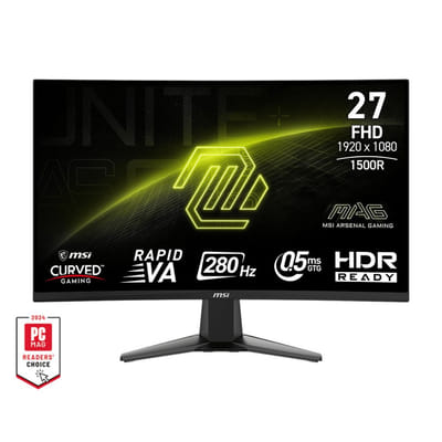 MSI MAG 276CXF شاشة مسطحة لجهاز الكمبيوتر 68.6 سم (27") 1920 x 1080 بكسل فول إتش دي LCD أسود