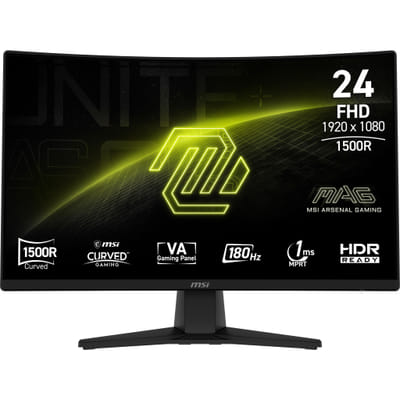 MSI MAG 242C Flat PC Monitor 59.9 cm (23.6") 1920 x 1080 pixels Full HD LCD Black