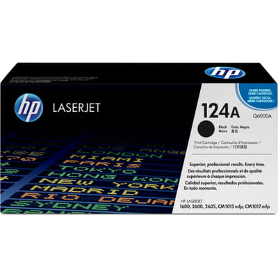HP 124A تونر ليزر جت أسود أصلي