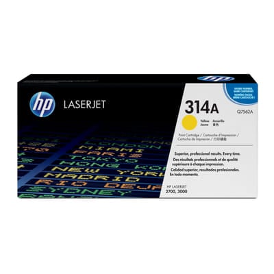 HP 314A أصفر خرطوشة حبر ليزر أصلية خرطوشة حبر صفراء