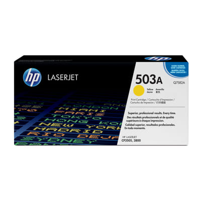 HP 503A تونر ليزر أصفر أصلي