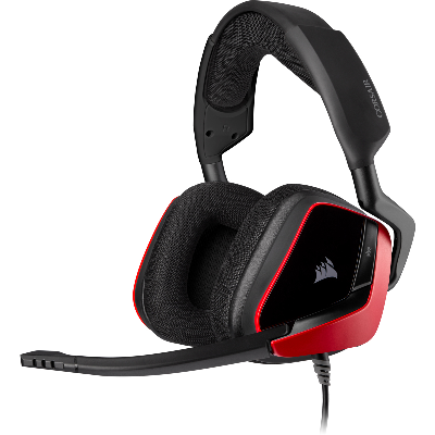 Corsair VOID ELITE SURROUND Casque Arceau Noir, Rouge Corsair VOID ELITE SURROUND Casque Arceau Noir, Rouge