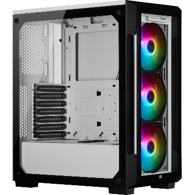 Corsair iCUE 220T RGB Midi Tower Blanc Corsair iCUE 220T RGB Midi Tower Blanc