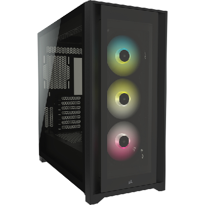 Corsair iCUE 5000X RGB Midi Tower Noir Corsair iCUE 5000X RGB Midi Tower Noir