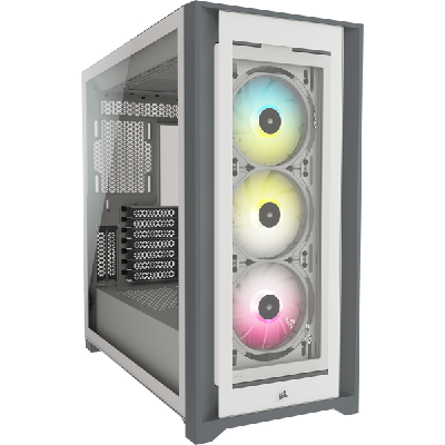 Corsair iCUE 5000X RGB Midi Tower Blanc