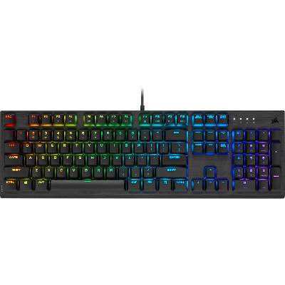 Corsair K60 RGB PRO Low Profile clavier Noir