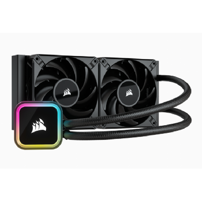 Corsair H100i Processeur Refroidisseur de liquide tout-en-un 12 cm Noir 1 pièce(s) Corsair H100i Processeur Refroidisseur de liquide tout-en-un 12 cm Noir 1 pièce(s)