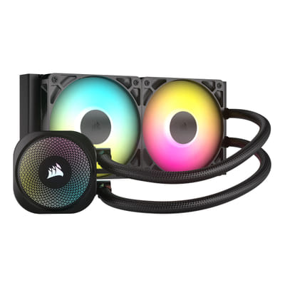 Corsair Nautilus 240 RS ARGB مبرد سائل لوحدة المعالجة المركزية كل في واحد أسود 1 قطعة