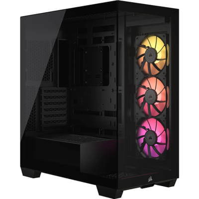 Corsair iCUE LINK 3500X RGB برج ميدي أسود