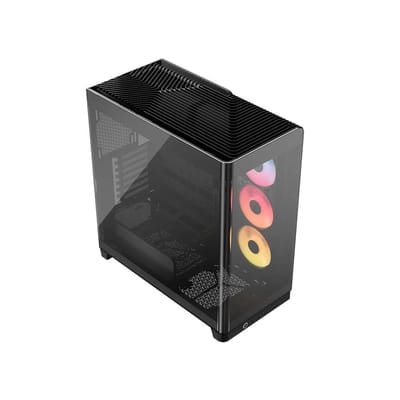 Corsair 4500X RS-R ARGB Tempered Glass Mid-Tower, Black Midi Tower Noir