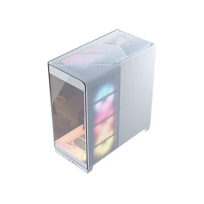 Corsair 4500X RS-R ARGB Tempered Glass Mid-Tower, White Midi Tower Blanc