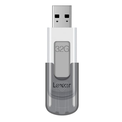 Lexar JumpDrive V100 USB flash drive 32 GB USB Type-A 3.2 Gen 1 (3.1 Gen 1) Gray, White
