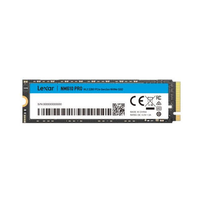 Lexar NM610 PRO 500 Go M.2 PCI Express 3.0 NVMe