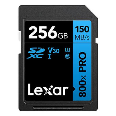 Lexar High-Performance 800xPRO 256 Go SDXC UHS-I Class 10