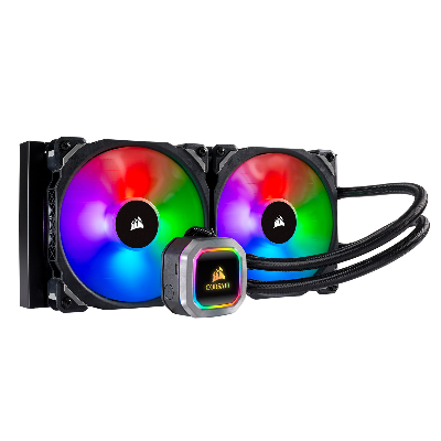 Corsair H115i Processeur Refroidisseur de liquide tout-en-un 14 cm Noir, Blanc Corsair H115i Processeur Refroidisseur de liquide tout-en-un 14 cm Noir, Blanc