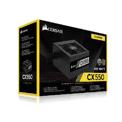Corsair CX550 unité d'alimentation d'énergie 550 W 24-pin ATX ATX Noir Corsair CX550 unité d'alimentation d'énergie 550 W 24-pin ATX ATX Noir