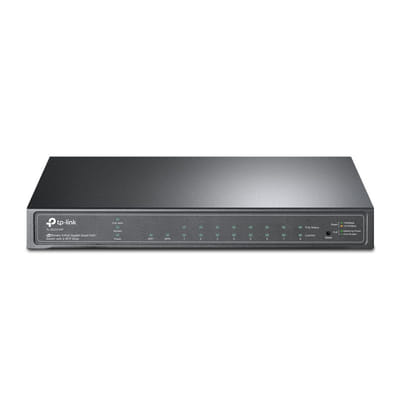 TP-LINK TL-SG2210P commutateur réseau Géré L2/L4 Gigabit Ethernet (10/100/1000) Connexion Ethernet, supportant l'alimentation via ce port (PoE) Noir (TL-SG2210P)