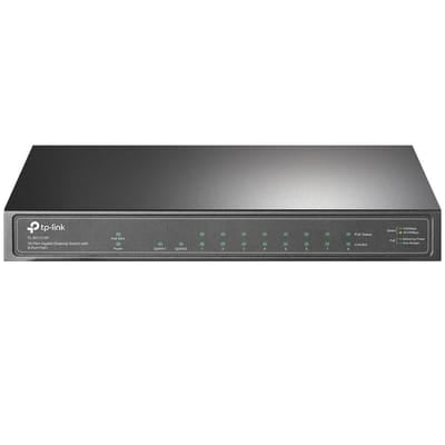 تي بي لينك TL-SG1210P مفتاح شبكة غير مُدار إيثرنت جيجابت (10/100/1000) اتصال إيثرنت، يدعم الطاقة عبر إيثرنت (PoE) رمادي (TL-SG1210P)