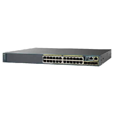 Cisco Catalyst 2960-S Géré L2 Gigabit Ethernet (10/100/1000) Connexion Ethernet, supportant l'alimentation via ce port (PoE) 1U Noir