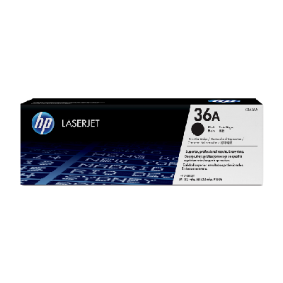 HP 36A toner LaserJet noir authentique HP 36A toner LaserJet noir authentique