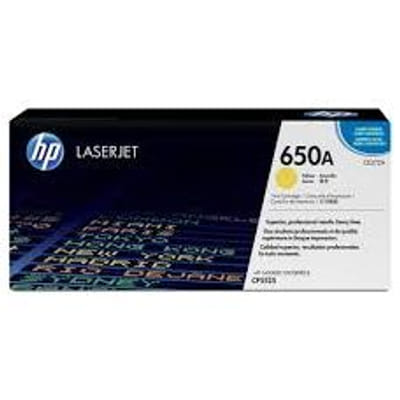 HP 650A toner LaserJet jaune authentique