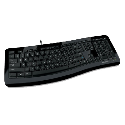 Microsoft Comfort Curve Keyboard 3000 clavier USB Noir