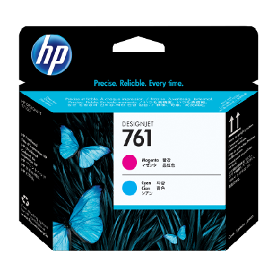 HP 761 tête d'impression DesignJet magenta/cyan HP 761 tête d'impression DesignJet magenta/cyan
