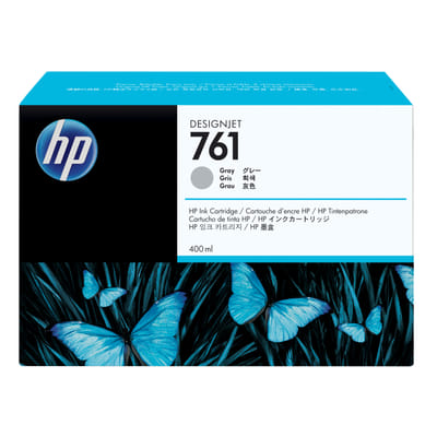 HP 761 DesignJet gray ink cartridge, 400 ml