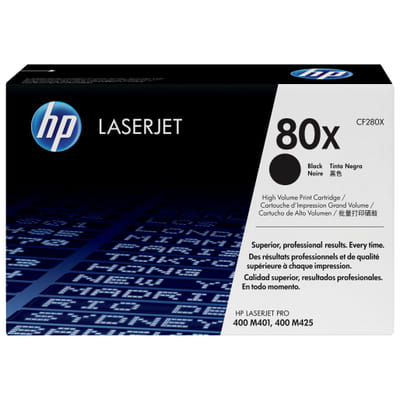 HP 80X حبر ليزر أصلي أسود عالي السعة