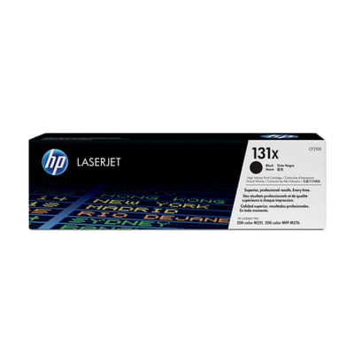 HP 131X خرطوشة تونر أصلية سوداء (CF210X)
