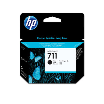 HP 711 خرطوشة حبر تصميم جت سوداء، 80 مل
