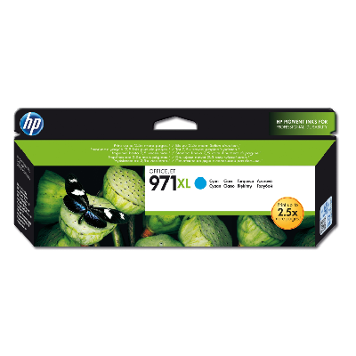 HP 971XL cartouche d'encre cyan grande capacité authentique HP 971XL cartouche d'encre cyan grande capacité authentique