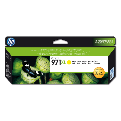 HP 971XL cartouche d'encre jaune grande capacité authentique